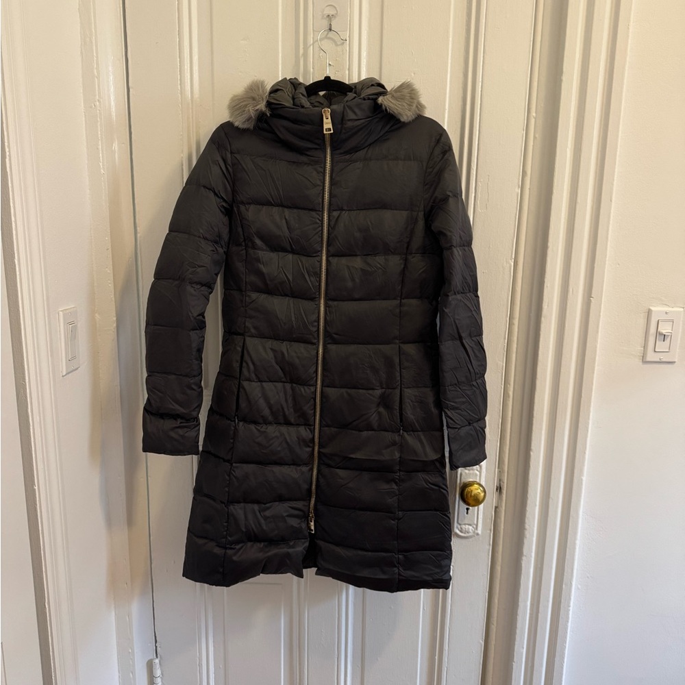 Women's Herno Dark Grey Down Coat